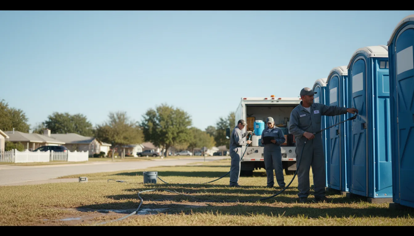 Long-Term Portable Toilet Rental in Sheyenne, ND near me